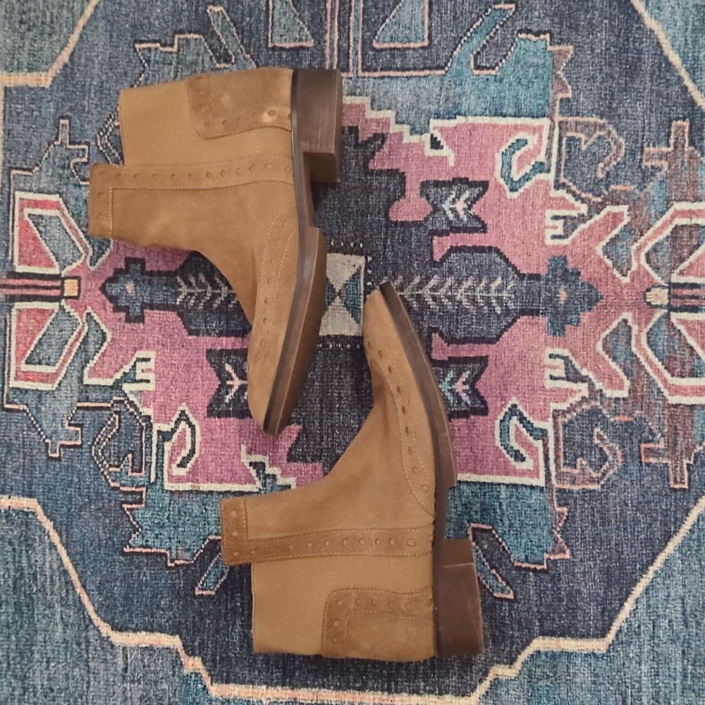 Zara suede ankle boots
